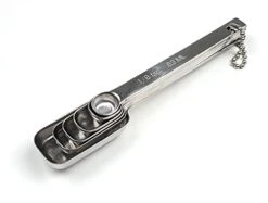 Endurance Stainless Steel Spice Measuring Spoons, Set Of 6 | 1/8 Tsp To 1 Tbsp Measurements | Nest For Easy Storage | Dishwasher Safe | Dry Or Liquid | Baking Or Cooking -KitchenAid Shop 31IT12ksJNL