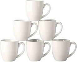 16oz Coffee Mugs Set Of 6, Large Ceramic Coffee Mugs For Men, Women, Dad, Mom, Modern Coffee Mugs With Handle For Tea,Latte,Cappuccino,Cocoa. Dishwasher&Microwave Safe, Matte Blue 19 16oz Coffee Mugs Set Of 6, Large Ceramic Coffee Mugs For Men, Women, Dad, Mom, Modern Coffee Mugs With Handle For Tea,Latte,Cappuccino,Cocoa. Dishwasher&Microwave Safe, Matte Blue -KitchenAid Shop 31IcQOorykL. AC