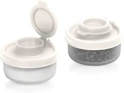 Alt And Pepper Shakers Moisture Proof Set Of 2 Large Salt Shaker To Go Camping Picnic Outdoors Kitchen Lunch Boxes Travel Spice Set Clear With Black Lids Plastic Airtight Spice Jar Dispenser 19 Alt And Pepper Shakers Moisture Proof Set Of 2 Large Salt Shaker To Go Camping Picnic Outdoors Kitchen Lunch Boxes Travel Spice Set Clear With Black Lids Plastic Airtight Spice Jar Dispenser -KitchenAid Shop 31If3N8 4HL. AC