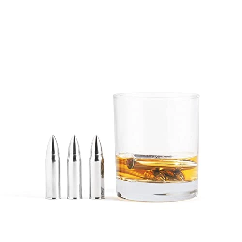 Stainless Steel Whiskey Chillers Set 4 Stainless Steel Whiskey Chillers Set - Image 2
