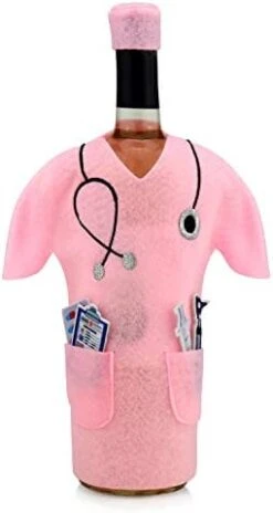 White Coat Wine Gifts For Women Doctors - Felt Wine Gift Bag With Otoscope, Syringe, Capsules, Necklace, Doctors Wine Cover Gifts For Graduation Birthday Anniversary Nurse Practitioner Gifts For Women 21 White Coat Wine Gifts For Women Doctors - Felt Wine Gift Bag With Otoscope, Syringe, Capsules, Necklace, Doctors Wine Cover Gifts For Graduation Birthday Anniversary Nurse Practitioner Gifts For Women -KitchenAid Shop 31JQis5s5KL. AC