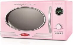 Retro Countertop Microwave Oven, 0.9 Cu. Ft. 800-Watts With LED Digital Display, Child Lock, Easy Clean Interior, Cu.Ft, Aqua -KitchenAid Shop 31JbP4X1ZyL. AC