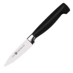 Zwilling Willing Four Stars Paring Knife, Silver/Black