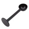2 In 1 Measurement Coffee Spoon Tamping Coffee Measuring Spoon Espresso Machine Powder Spoon Coffee Kitchen Tool, Black