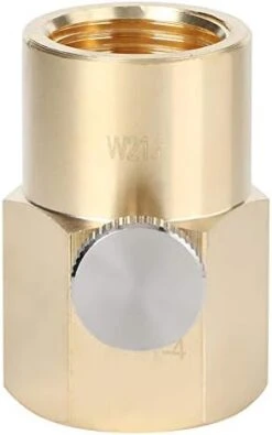 Zerodis Cylinder Adapter,Homebrew Beer Barrel Cylinder Adapter Cylinder Connector CO2 Refill Adapter For Aquarium Fish CO2 Regulator Soda Bottle (CGA320 To TR21.4) -KitchenAid Shop 31KIxeV89fL. AC