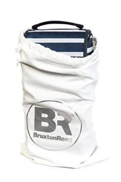 Insulated Wine Carrier With Stainless Steel Glasses | Portable Wine Bag, Nautical Wine Purse | Carrier Case For Wine Accessories- Water Resistant Tote Bag.Picnics-Boating Wine Gifts For Women (Blue) -KitchenAid Shop 31KMsI9asxL