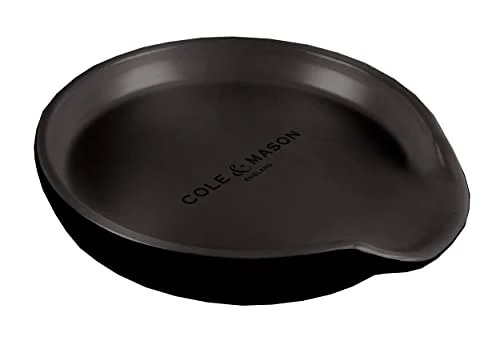 Cole & Mason H822141 Duxford Black/Grey Spoon Rest | Kitchen Organisation, Utensil Holder Rest For Cooking/Wooden/Tea Spoons | Ceramic | (H)20mm X (D)100mm | 2 Year Guarantee 7 Cole & Mason H822141 Duxford Black/Grey Spoon Rest | Kitchen Organisation, Utensil Holder Rest For Cooking/Wooden/Tea Spoons | Ceramic | (H)20mm X (D)100mm | 2 Year Guarantee - Image 5