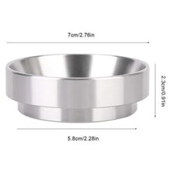 Dosing Ring Magnetic Silver Aluminum Alloy Universal Coffee Machine Accessories Home Kitchen(58 Mm) -KitchenAid Shop 31KpGfAqdrL