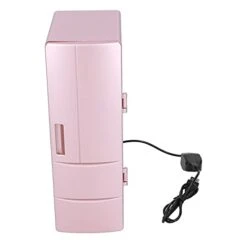 Mini Refrigerator - Portable Mini Fridge With 1.2m USB Cable & Silicone Pad, Compact Fridge For Home, Bedroom, Dorm, Office, Car