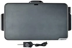 Presto 07072 Slimline Griddle, Black, 22" & 06852 16-Inch Electric Skillet With Glass Cover