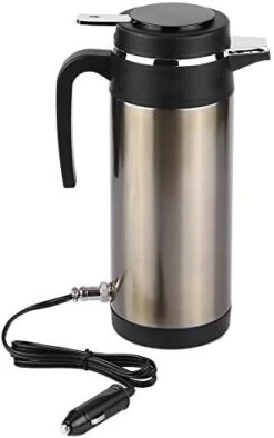 Car Electric Kettle, 1000ML 12V/24V Stainless Steel Car Electric In-car Kettle Travel Thermoses Heating Water Bottle Heating Cup(12V) -KitchenAid Shop 31LI6v 0uL. AC