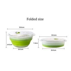 HEIMP Dryer 4L Salad Spinner Fruits And Vegetables Dryer Quick Dry Design Off And Drain Lettuce With Ease For Tastier Salads And Faster Food Prep Kitchen Slicer -KitchenAid Shop 31LJ7g2GxeS 1