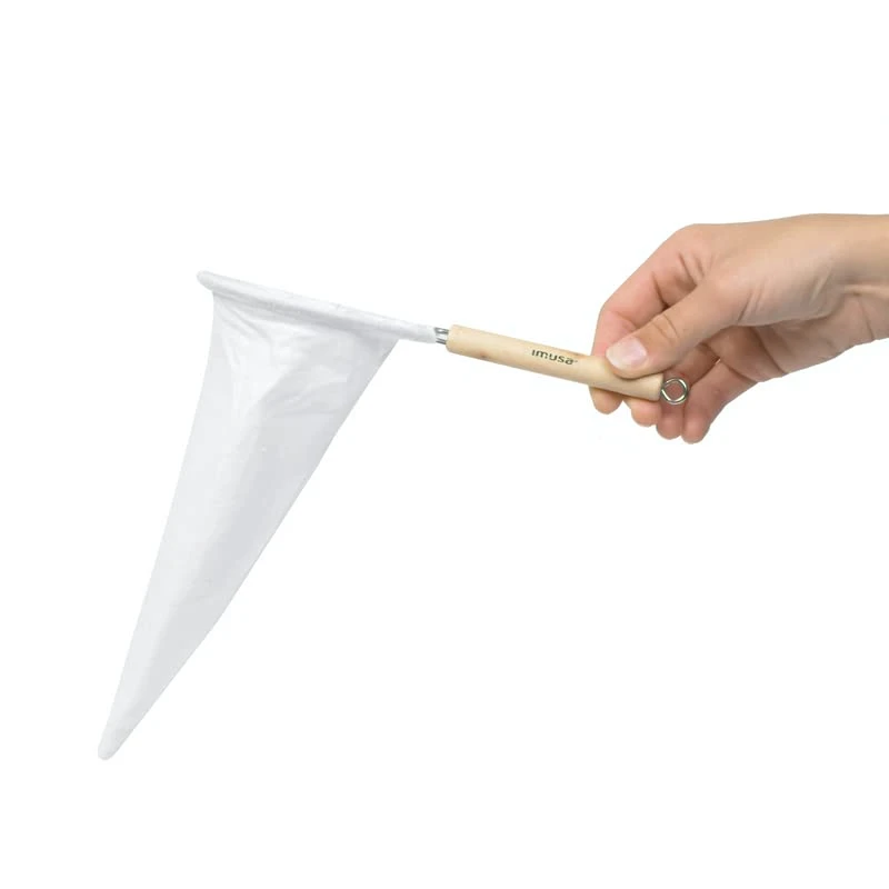 Cloth Coffee Strainer Wood Handle With Metal Ring. Pack Of 3 5 Cloth Coffee Strainer Wood Handle With Metal Ring. Pack Of 3 - Image 3