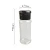 25Pcs Empty Plastic Spice Bottles Set For Storing Barbecue Seasoning Salt Pepper And More 75 Ml/2.5 Oz (Black) 1 25Pcs Empty Plastic Spice Bottles Set For Storing Barbecue Seasoning Salt Pepper And More 75 Ml/2.5 Oz (Black) -KitchenAid Shop 31M07QZRvPL