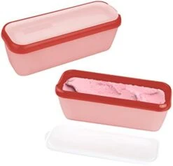 Ice Cream Storage Containers With Lids 2 Pack - 1.5 Quarts Reusable Homemade Ice Cream Tubs, Freezer Containers Perfect For Sorbet, Frozen Yogurt Or Gelato (Green) -KitchenAid Shop 31MCle0UBL. AC