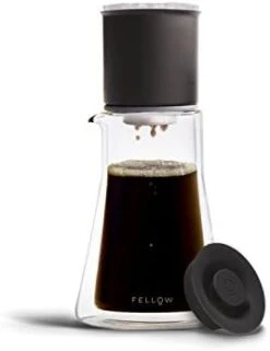 Stagg [XF] Pour-Over Coffee Maker Set - Kit Includes Stagg [XF] Pour-Over Dripper, Stagg Double Wall Glass Carafe, And 30 Paper Filters -KitchenAid Shop 31MdkC7H0IL. AC