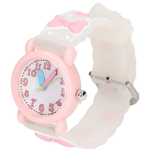 3D Cartoon Cute Girl Clock Toy Bowknot Home Decoration 8 3D Cartoon Cute Girl Clock Toy Bowknot Home Decoration - Image 6