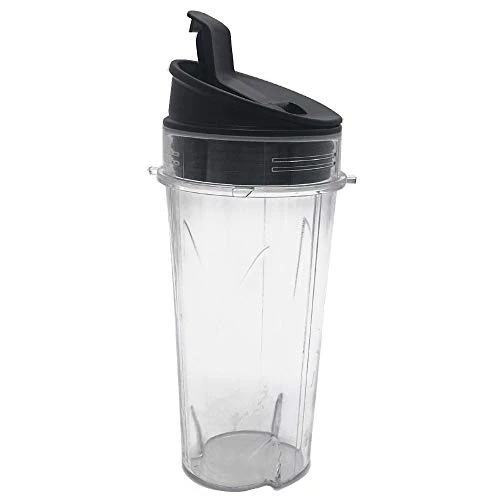 Two Pack 16-Ounce (16 Oz.) Cup With Sip & Seal Lid Fit For Nutri Ninja Blender Series With BL660/BL663/BL663CO/BL665Q/BL771/BL773CO/BL780/BL780CO/BL810/BL820/BL830/QB3000/QB3000SSW/QB3004/QB3005 5 Two Pack 16-Ounce (16 Oz.) Cup With Sip & Seal Lid Fit For Nutri Ninja Blender Series With BL660/BL663/BL663CO/BL665Q/BL771/BL773CO/BL780/BL780CO/BL810/BL820/BL830/QB3000/QB3000SSW/QB3004/QB3005 - Image 3