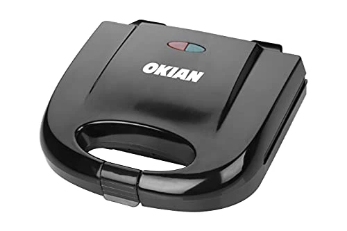 Sandwich Maker Press Grill With Non Stick Plates (Black Waffle) 5 Sandwich Maker Press Grill With Non Stick Plates (Black Waffle) - Image 3