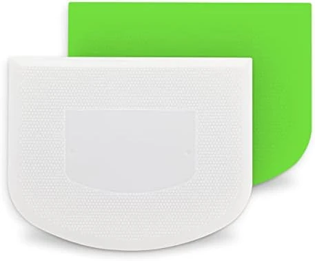 Lastic Bench Scraper For Baking - The Perfect Bowl Scraper, Dish Scraper, Bread Cutter, Dough Cutter, And Dough Scraper - Good Grip Pan Scraper For Kitchen Baking Tools 2 Piece, White - By RamPro 7 Lastic Bench Scraper For Baking - The Perfect Bowl Scraper, Dish Scraper, Bread Cutter, Dough Cutter, And Dough Scraper - Good Grip Pan Scraper For Kitchen Baking Tools 2 Piece, White - By RamPro - Image 5