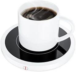 Premium Coffee Warmer, Mug Warmer For Desk, Portable Coffee Mug Warmer, Thermostatic Electric Coffee Cup Warmer With 4H Auto Shut Off (Up To 180℉/80℃) -KitchenAid Shop 31N0ha7EajL. AC