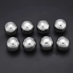 Drink Chiller Stones, Drink Chiller Rocks Ice Spheres Chills Stainless Steel Healthy And Userfriendly With Tong For R Home Pub Club, Party Server(Ball 1.8cm Diameter) -KitchenAid Shop 31N3eO4q4gL