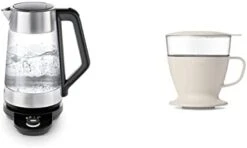 OXO Brew Adjustable Temperature Kettle, Electric, Clear & Brew Single Serve Pour-Over Coffee Maker -KitchenAid Shop 31NAgY4K7ZL. AC