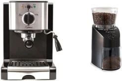 116.04 Pump Espresso And Cappuccino Machine EC100, Black And Stainless -KitchenAid Shop 31NJtBZAi2L. AC