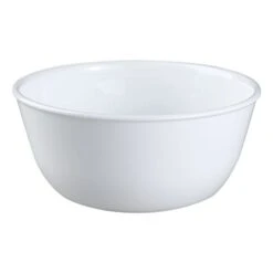 Glass Livingware 1032595 28-Ounce Super Soup/Cereal Bowl, Winter Frost White - Set Of 6