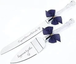 Wedding Cake Knife And Server Set With Blessings, Cake Knife Cutter Set For Wedding Holidays Birthdays Anniversary Receptions,Stainless Steel Blade And Crystal-Shaped Plastic Handle 9 Wedding Cake Knife And Server Set With Blessings, Cake Knife Cutter Set For Wedding Holidays Birthdays Anniversary Receptions,Stainless Steel Blade And Crystal-Shaped Plastic Handle -KitchenAid Shop 31NM8UghnL. AC