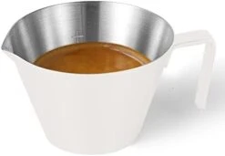 Espresso Measuring Cup With Handle 2 Pack Double Shot Espresso Cups 2oz Stainless Steel Espresso Pouring Cup For Barista Coffee Espresso Accessories (Matte Black) G5141B*2 -KitchenAid Shop 31NVPl1dtL. AC