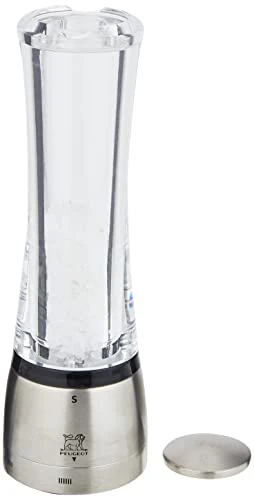 Peugeot Daman U'Select Shaftless 8.25 Inch Salt Mill, Stainless Steel 4 Peugeot Daman U'Select Shaftless 8.25 Inch Salt Mill, Stainless Steel - Image 2