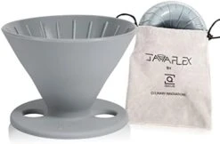 The Original JavaFlex Premium Foldable Silicone Pour Over Coffee Maker And Storage Pouch. Uses #2 V60 Cone Coffee Filters -KitchenAid Shop 31NfJLNgA9L. AC