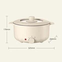 Yosoo Mini Electric Hot Pot, All In One Electric Pot, Anti Scald Large Capacity Electric Pot, Dual Safety Features Pot For Student Dorms Resort Hotel -KitchenAid Shop 31O9uX26mfL