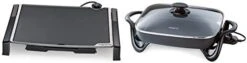 Presto 07073 Electric Tilt-N-fold Griddle, 19", Black & 06852 16-Inch Electric Skillet With Glass Cover -KitchenAid Shop 31OZzkr2yjL. AC