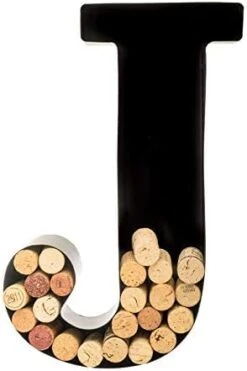 Metal Wine Cork Holder - Letters A To Z | Modern Housewarming Gift, Home Bar Decor, Wine Gift, Bridal Shower Gift, Engagement Gift | Large Wall Art | Home Décor -KitchenAid Shop 31OgaioTKuL. AC