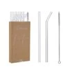 8"x8mm Long Reusable Glass Straws, Clear Drinking Straws For Smoothie, Milkshakes, Tea, Juice-12 Pack Including 6 Straight And 6 Bent With 2 Cleaning Brush, Perfect For Hot Or Cold Drinks -KitchenAid Shop 31On27S5hQL
