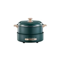 GXBPY Electric Hot Pot Household Multifunctional Split Type Large Capacity Electric Hot Pot Wok Small Electric Pot Electric Hot Pot Pot (Color : E)