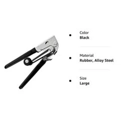 Commercial Oneida Easy Crank Can Opener Heavy Duty - Ergonomic Design