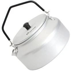 CALLARON Camping Tea Kettle Aluminum Alloy Teapot Portable Coffee Pot Whistling Water Kettle Hot Water Pot For Outdoor Hiking Picnic Stove Top