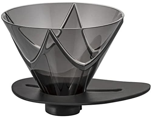 Hario V60 Mugen Coffee Dripper, Size 02, Clear Black 3 Hario V60 Mugen Coffee Dripper, Size 02, Clear Black