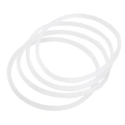 Sduck Cross & Flat Shaver Blades & 4 Pcs Gaskets Replacement Part For Magic Bullet Blender Food Processor