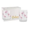 Tropical Decorated Frosted Double Old Fashioned Tumbler Glasses, 13.5-Ounce, Gift Boxed Set Of 2 (Flamingos) -KitchenAid Shop 31PSdMhLznL
