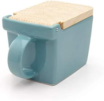 Salt Box - Ice Blue - 15oz / 420ml Made In Japan 4 Salt Box - Ice Blue - 15oz / 420ml Made In Japan - Image 2