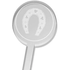 Azeeda 5 X 'Clover Horseshoe' Tall Drink Stirrers/Swizzle Sticks (DS00025497)
