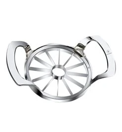 Apple Slicer 12 Slices, Upgraded Version 12-Blade Extra Large Apple Cutter, Heavy Duty Stainless Steel Apple Corer, Fruit Cutter, Ultra Sharp Apple Corer And Slicer, Divider For Upto 4 Inches Apple -KitchenAid Shop 31PbiozVHnL
