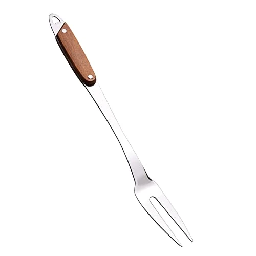 1 Piece Meat Fork, Stainless Steel Two Prong Fork 7 1 Piece Meat Fork, Stainless Steel Two Prong Fork - Image 5