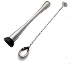 2 Pcs Mixing Bar Spoon 12 Inches 18/10 Stainless Steel Spiral Pattern Morphine Bartender Whiskey Cocktail Shaker Spoon -KitchenAid Shop 31PfmVxIJlL. AC