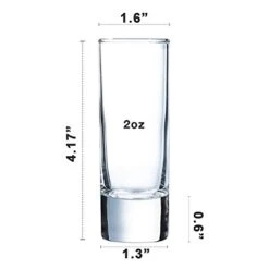 Clear Heavy Base Shot Glasses 12 Pack, 2 Oz Tall Glass Set For Whiskey, Tequila, Vodka 11 Clear Heavy Base Shot Glasses 12 Pack, 2 Oz Tall Glass Set For Whiskey, Tequila, Vodka -KitchenAid Shop 31PibjfjuTL