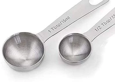 Heavy Duty 18/8 Stainless Steel Measuring Spoons, 6 Piece Dry And Liquid Ingredients Measuring Tool 3 Heavy Duty 18/8 Stainless Steel Measuring Spoons, 6 Piece Dry And Liquid Ingredients Measuring Tool